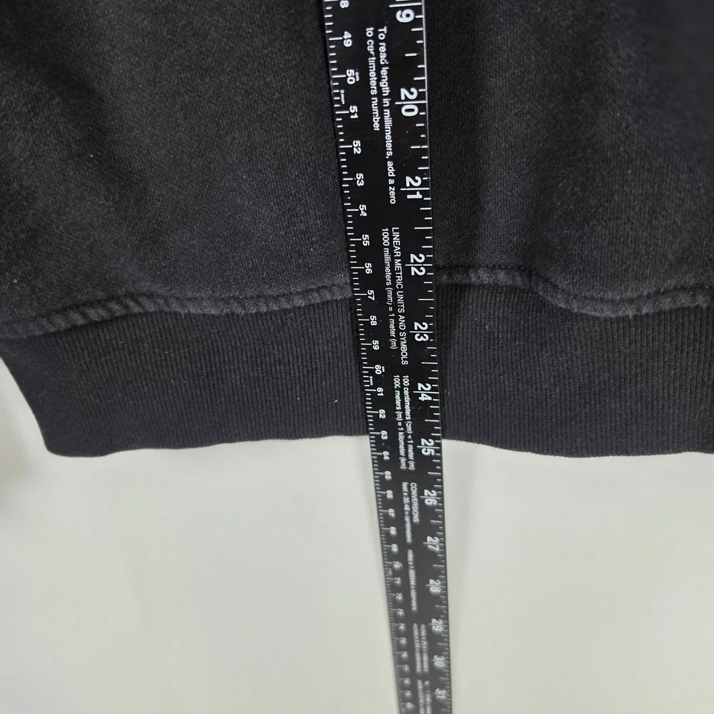 The North Face Men's Graphic Injection Crewneck Sweatshirt Black Big Logo Size S